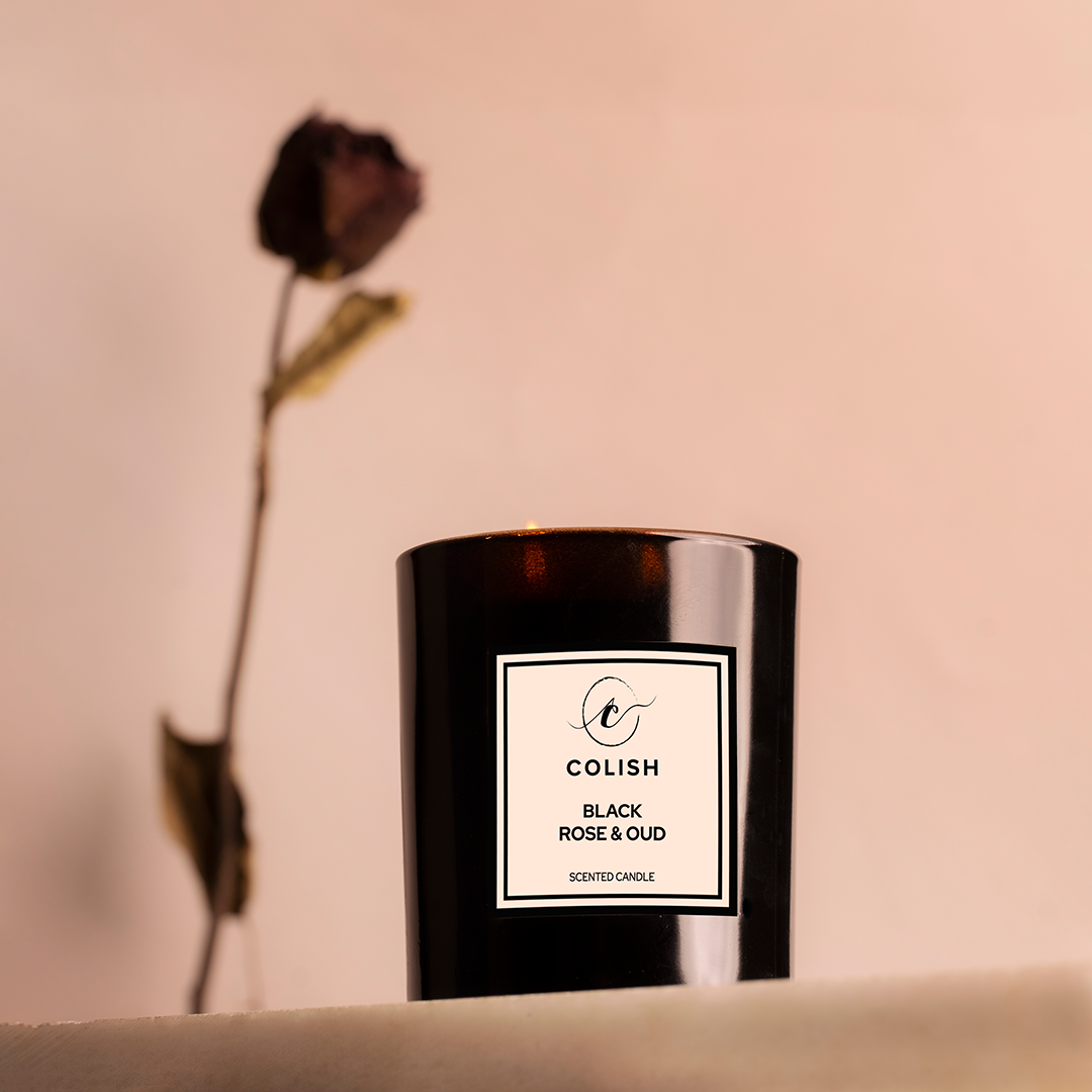 rose oud jomalone scented candle